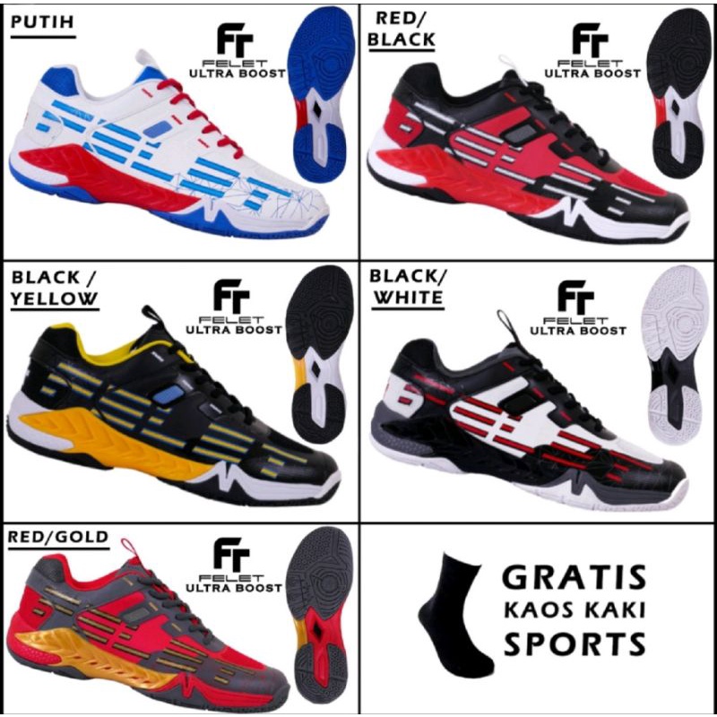 SEPATU FELET ULTRA BOOST //SEPATU BADMINTON ORIGINAL