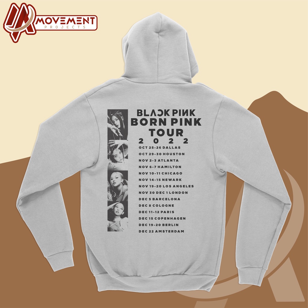 [PREMIUM] HOODIE &quot;BORN PINK&quot; VER.2 BLACKPINK WORLD TOUR 2022