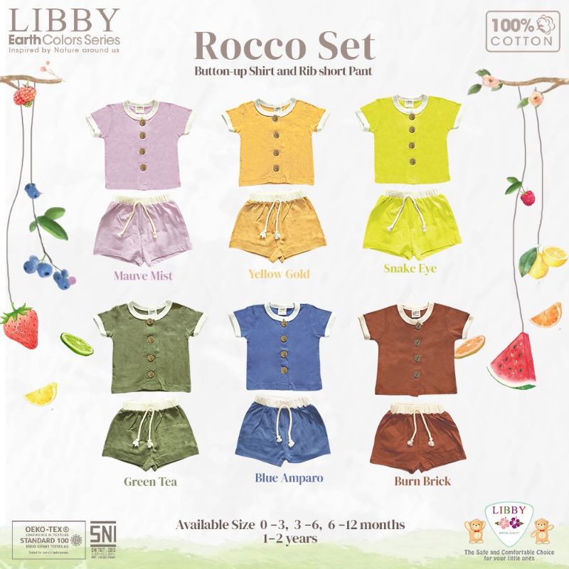 Jual Rocco Set Pendek Libby Earth Colors Series Shopee Indonesia