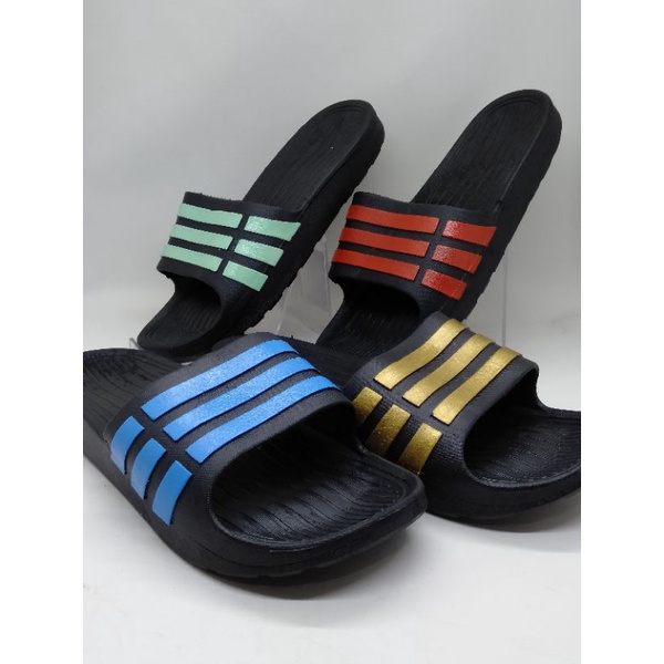 [PIKU] Sandal Slop Pria Karet Model Adidas Sandal Casual Sandal Slip-on