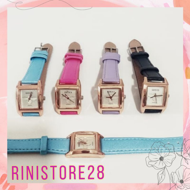 Jam tangan wanita fashion model kotak