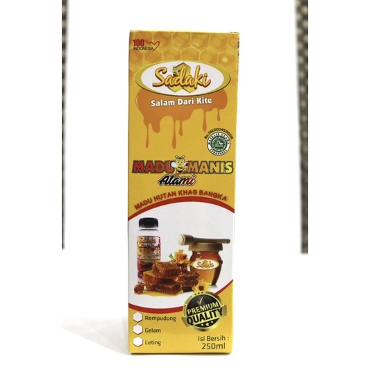

Madu Manis Alami SADAKI (Salam Dari Kite) 250ml