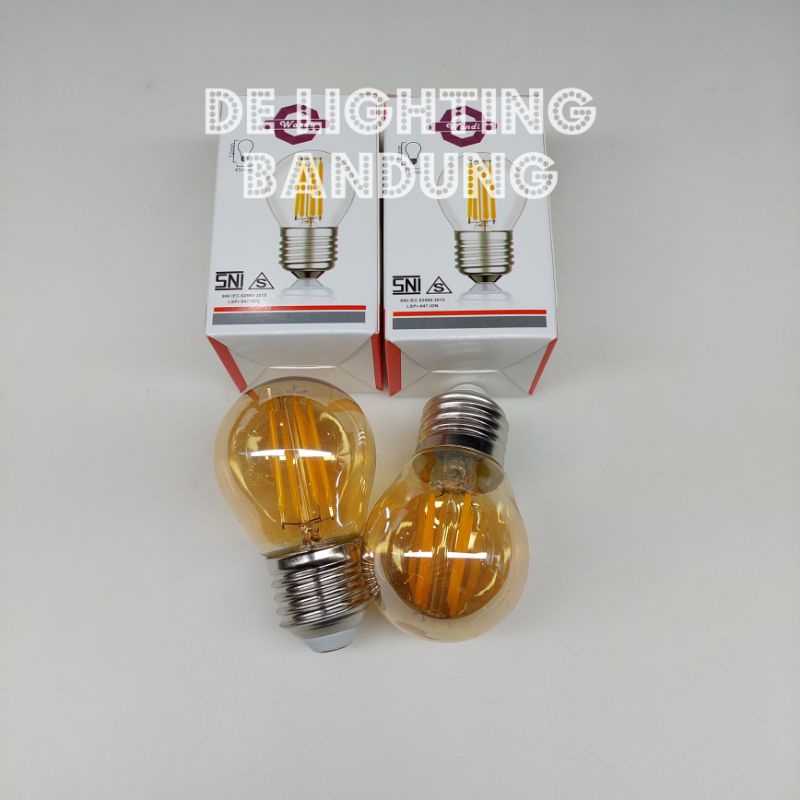 Bohlam lampu led edison G45 4 watt / Led candle bulb