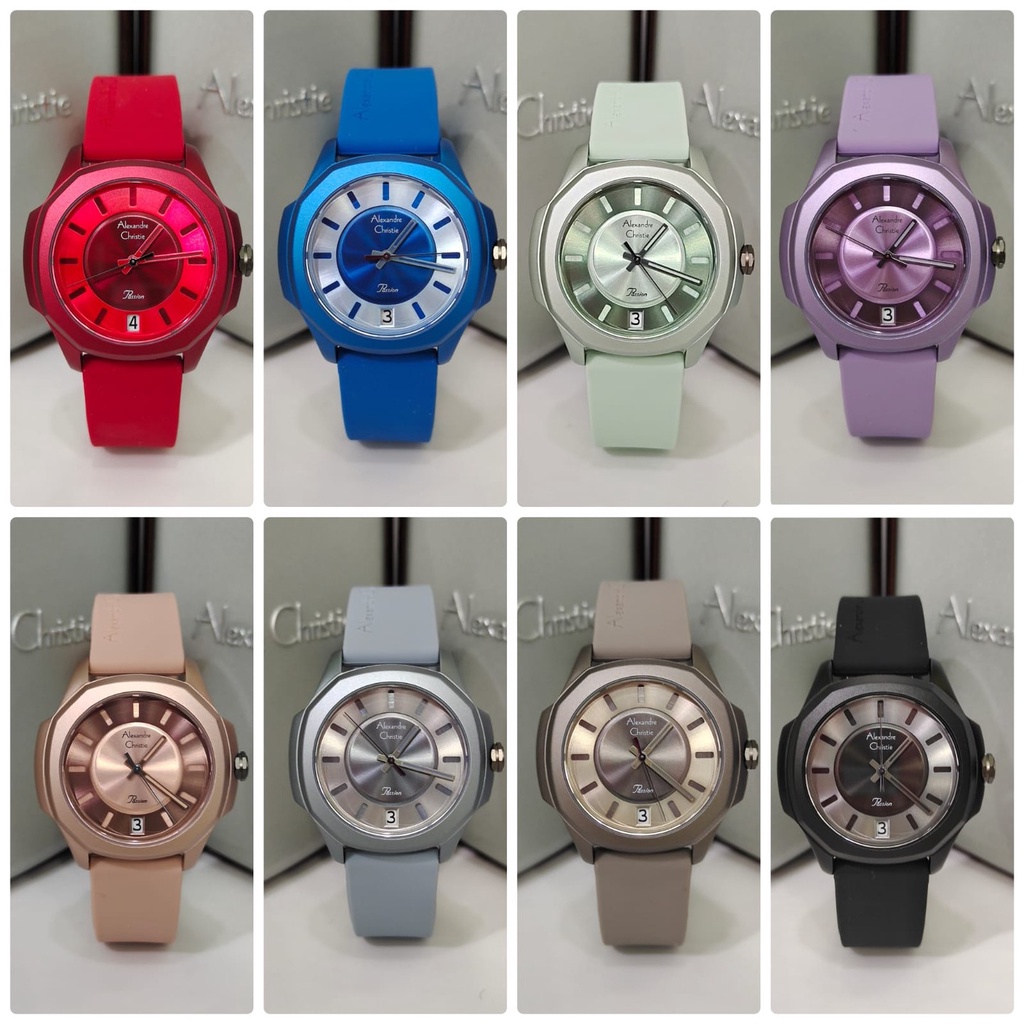 Alexandre Christie AC 2A11 LDR Jam Tangan Wanita Original