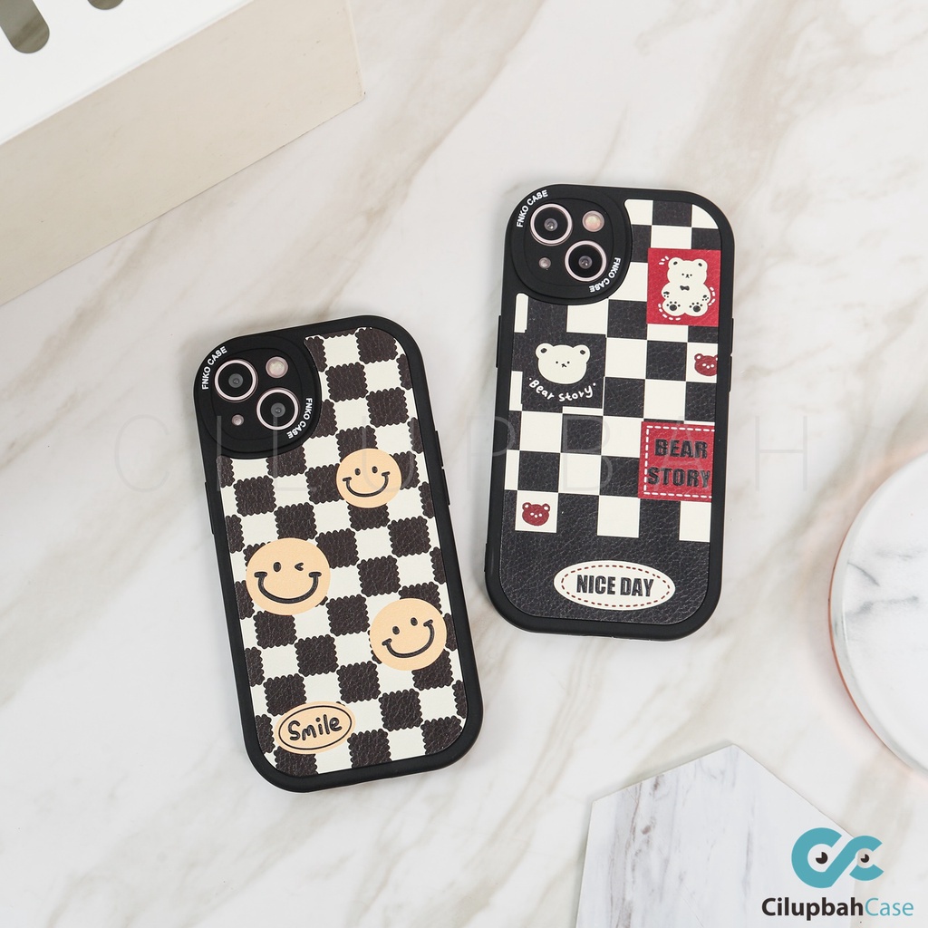 Rubiks Smile and Bear Case for iPhone 7 8 PLUS XR X XS Max / 11 Pro Max / 12 Pro Max / 13 Pro Max / 14 Plus Pro Max