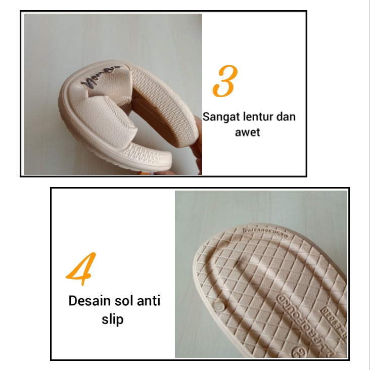 sogo NEW ERA LB E 9040 Sandal Karet Wanita Terbaru Sendal Karet Selop Ban Dua Size 37-40
