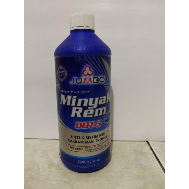 Minyak Rem Jumbo Besar Dot 3 Putih 1000 ML 1 Liter 1L