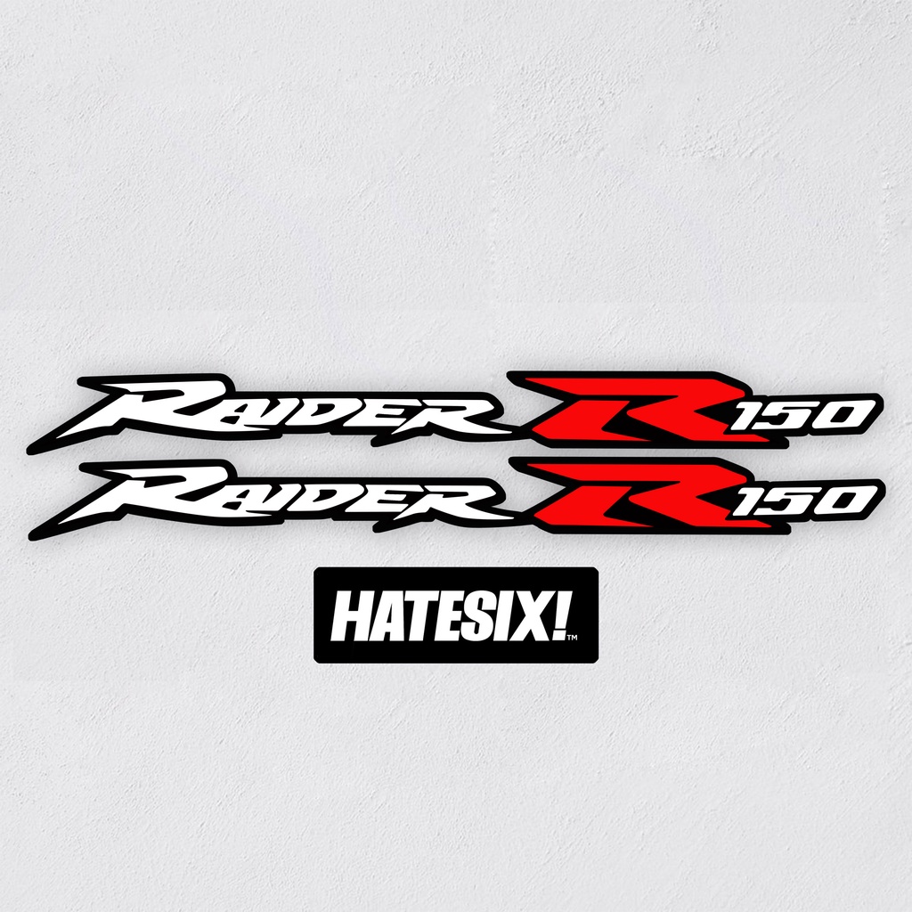 Sticker Decal SUZUKI RAIDER R 150 Hatesix