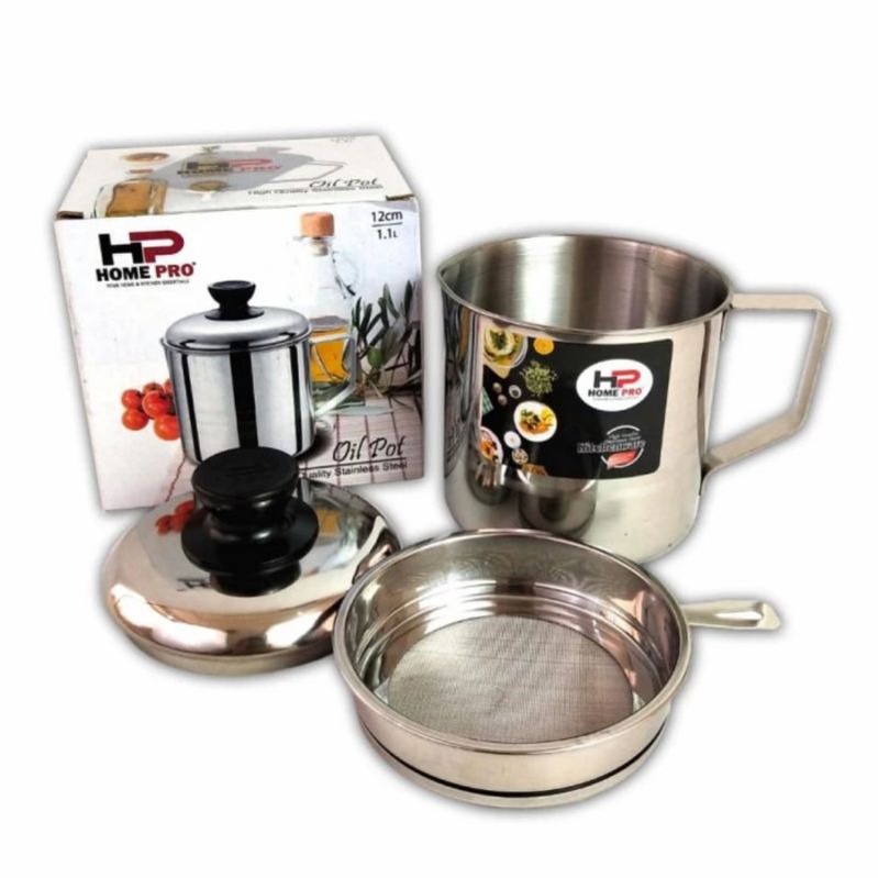 Tempat Minyak/ Oil Pot Stainless Steel