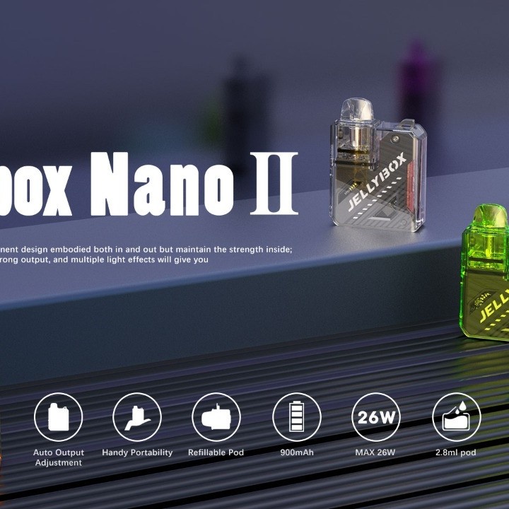 BARU POD KIT JELLY BOX NANO 2 100% ORIGINAL BY RINCOE