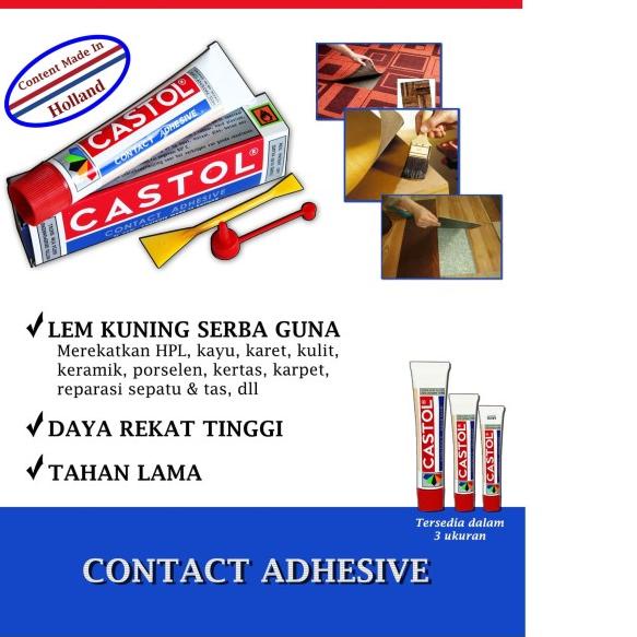 

1 Lusin Lem Castol Contact Adhesive Tube Mini 14cc