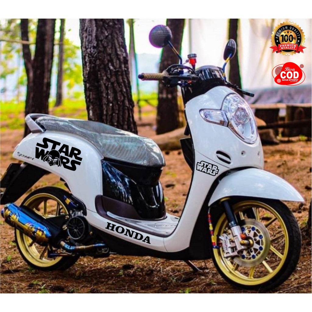 CUTTING STICKER STARWARS STRIPING SCOOPY BEAT GENIO VESPA
