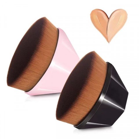 Hexagon Foundation Makeup Brush Beauty Powder Face Blush Brushes Portable Professional Foundation Brush Large Cosmetics Soft Base Make up 5.0