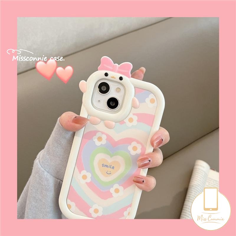 Case Untuk Samsung A03 A13 A04 A04s A12 A50 A50s A30s A73 A14 A51 A04E A31 A52 A52s A53 A22 A11 A02s A23 A32 A53 A21s A71 Bow Monster Lens Gradient Love Heart Smiley Daisy Soft Case