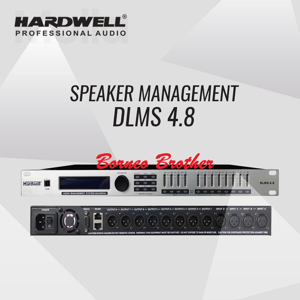 Hardwell DLMS 4.8 DLMS4.8 Original Speaker Management / DLMS 4in 8out