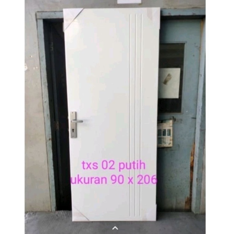 Pintu Baja dan Kusen Baja TX02 PUTIH