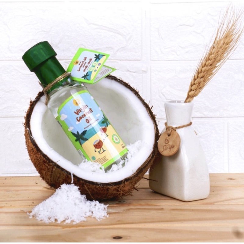 Concos Virgin Coconut Oil Kids 100ml &amp; 250ml | VCO Minyak Kelapa Murni