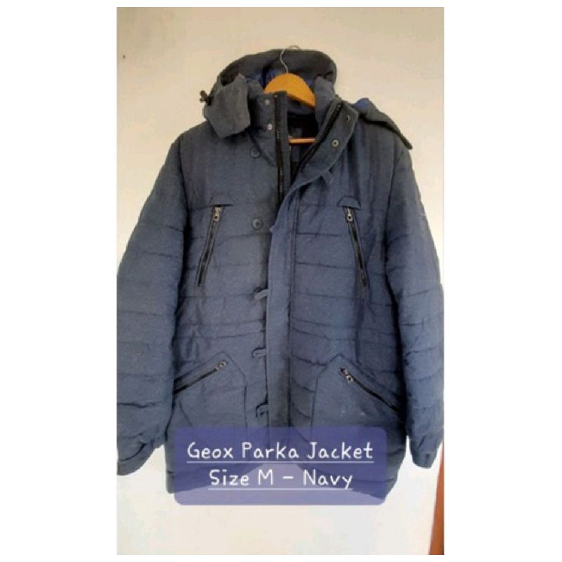 Jacket Parka Geox Hoodie Original Sisa Export