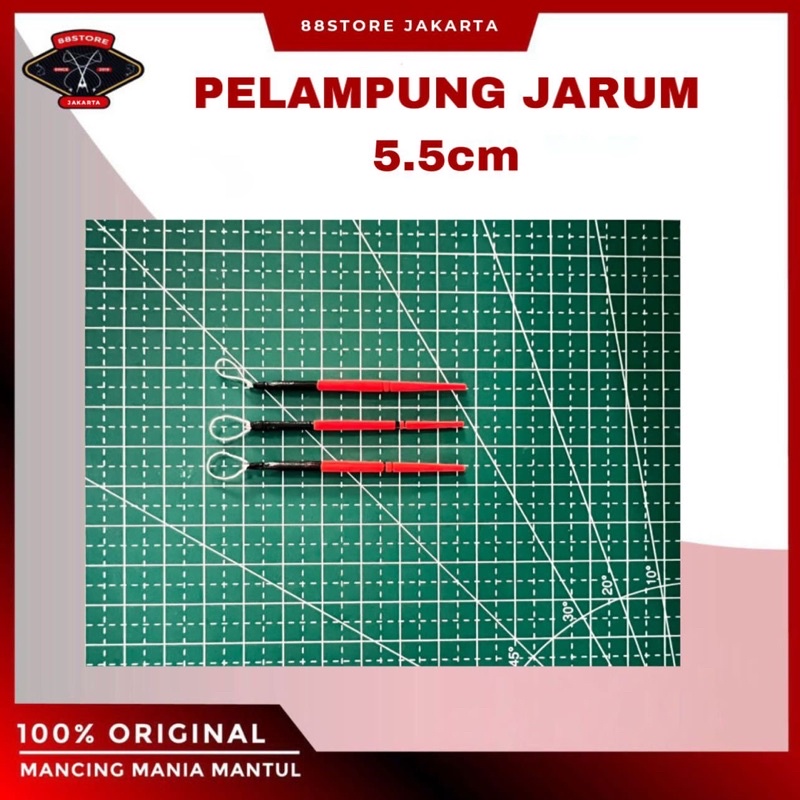 88storejakarta pelampung pancing jarum 5,5cm / 8cm isi 5pcs