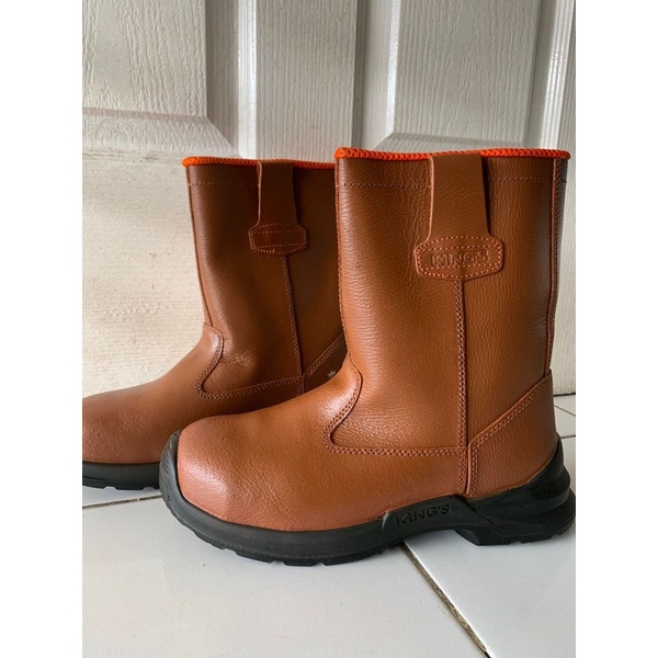 Jual Safety Shoes Kings KWD 205 CX ORI Coklat Shopee Indonesia