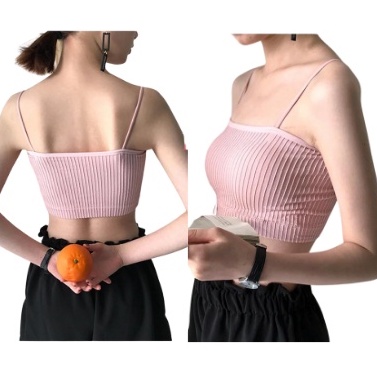 KINDSTORE❤ | [CHEST-002] Bra Women Wrapped Chest Female/TankTop Wanita Push Up Crop Top