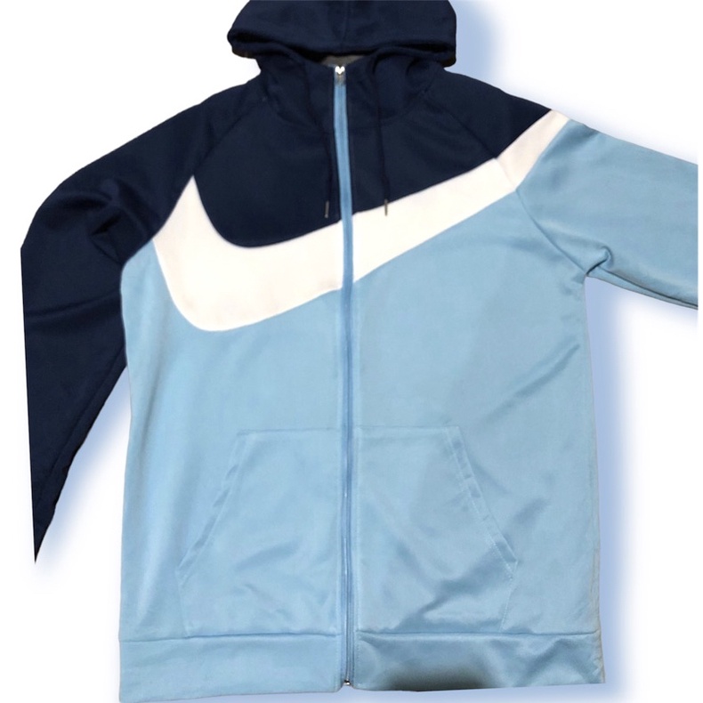 nike big swoosh zipper tracktop