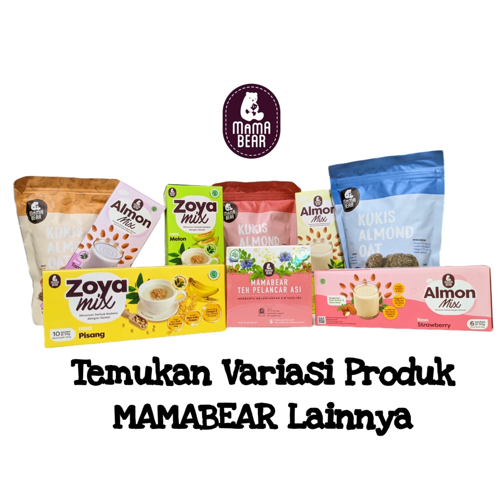 MamaBear Almon Mix Pelancar ASI | Mama Bear AlmonMix Susu ASI Booster