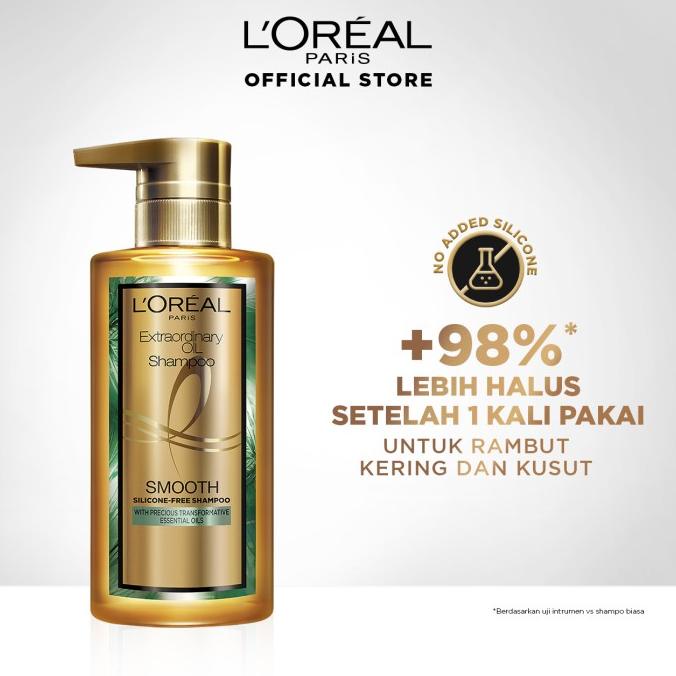 L'Oreal Paris Extraordinary Oil Premium Shampoo Smooth - 440ml