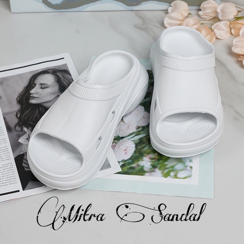 Sandal Slop Wedges Fuji Wanita Nyaman Anti Licin PROMO MITRA