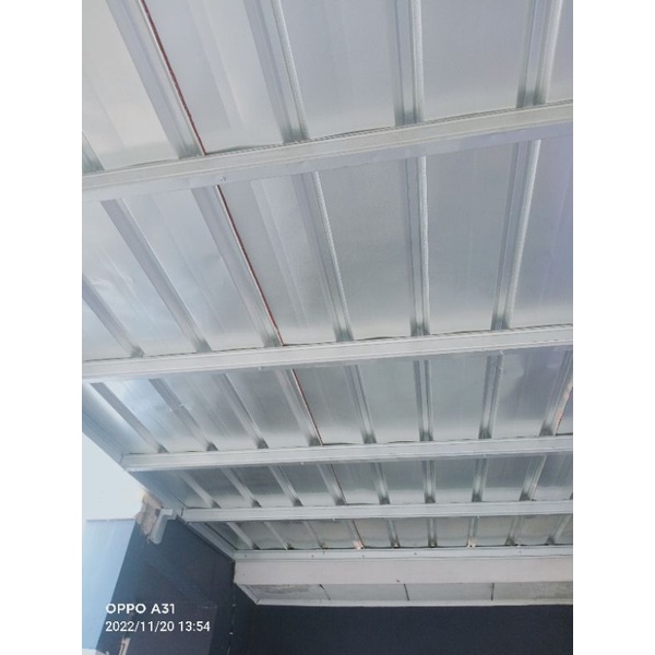 kanopi bajaringan atap spandek pasir