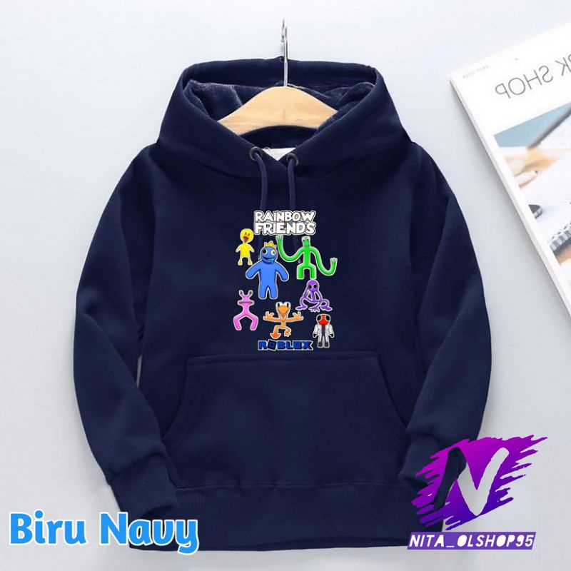 jaket hoodie anak rainbow friends roblox game