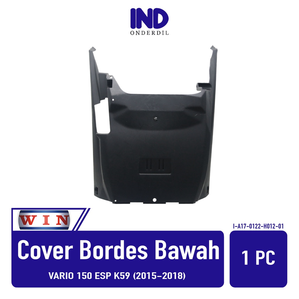 Cover-Pelindung-Tutup-Penutup Body-Bodi Dek-Deck Bordes-Footrest-Foot Rest Bawah-Under-Kolong-Lumpur Merk WIN Vario 125-150 eSP LED New 2015-2018