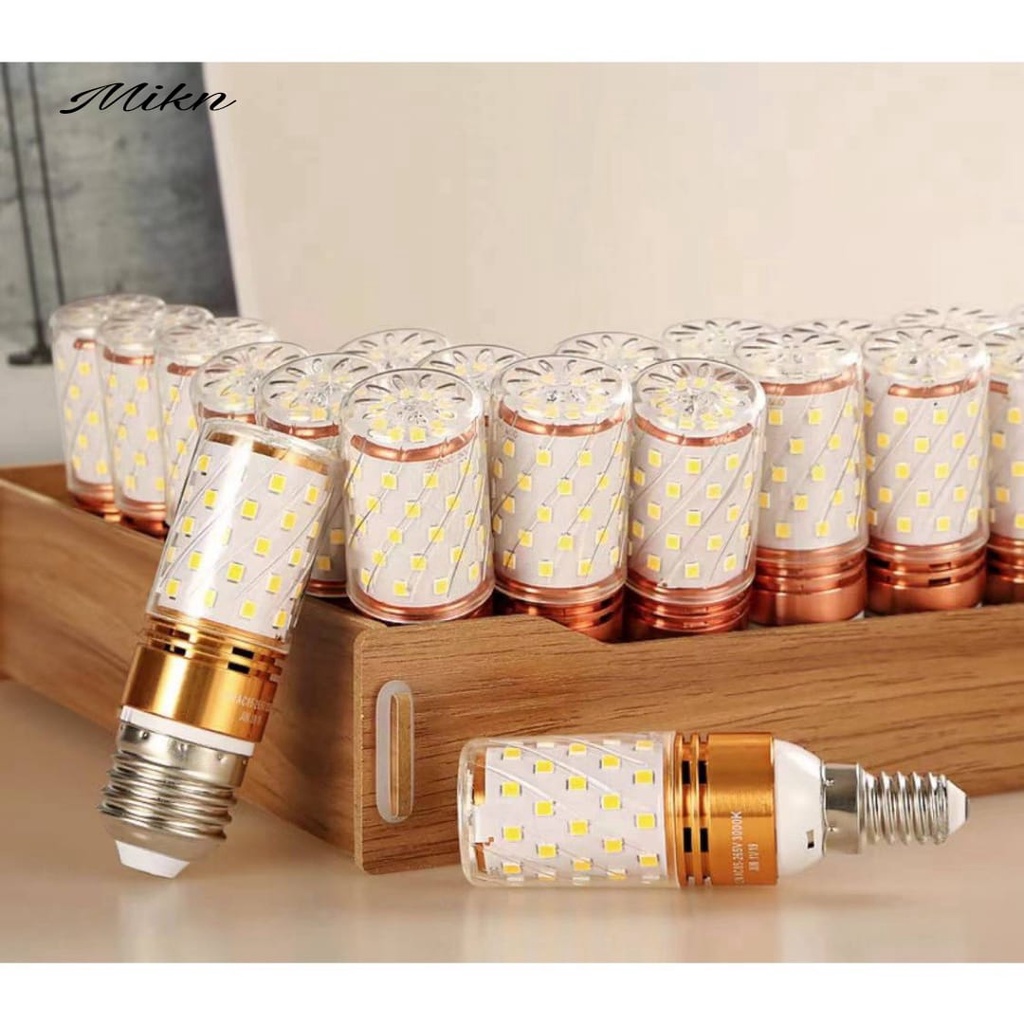 12W 16w  E27 E14 3 WARNA LAMPU BOLA LAMPU HIAS LED BULB F PUTIH LAMPU JAGUNG MIK