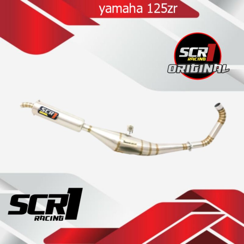 Knalpot Yamaha 125zr Standart Racing Stainless