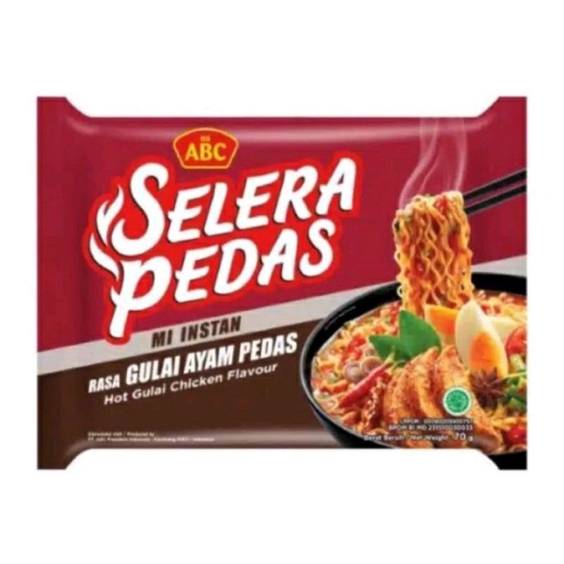 

DENALO Mart -ABC Selera Pedas 70gr / Mie ABC Selera Pedas 70gr