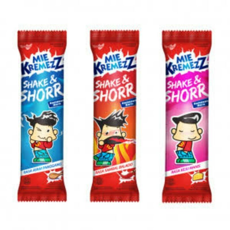 

Mie Kremezz Shake & Shorr 1 box isi 20pcs
