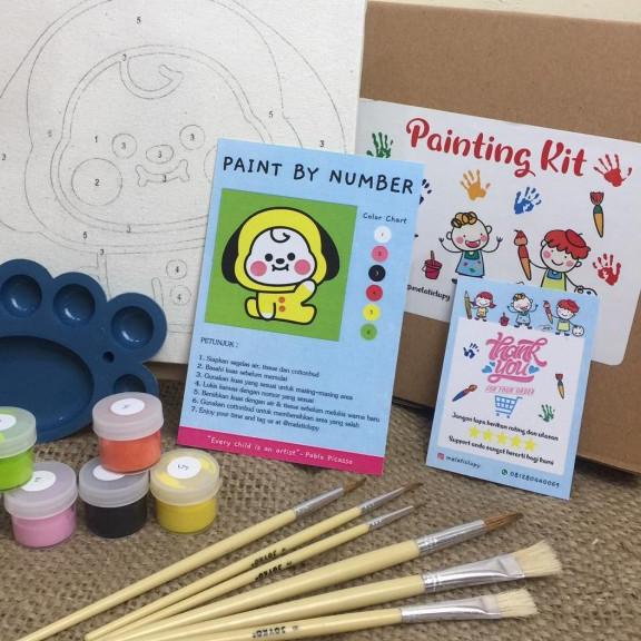 

DIY PAINT BY NUMBER KANVAS 20X20 - pinguin