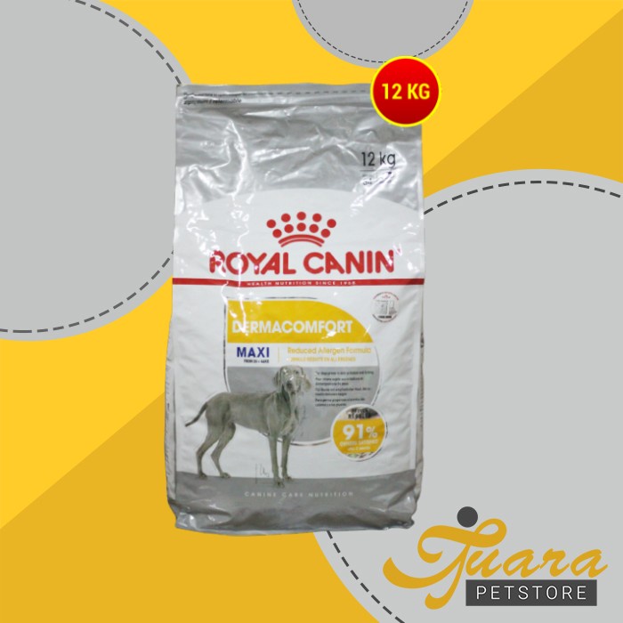 Makanan Anjing Royal Canin Maxi Dermacomfort Sensitive Skin 12kg