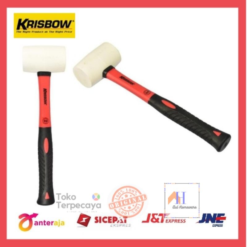 Krisbow Palu Karet Putih / Palu Karet