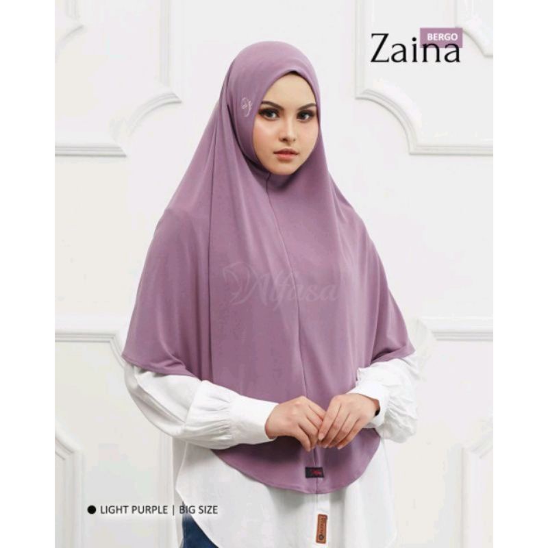 Alfasa Hijab Bergo Zaina Jilbab Instan Jersey Serena