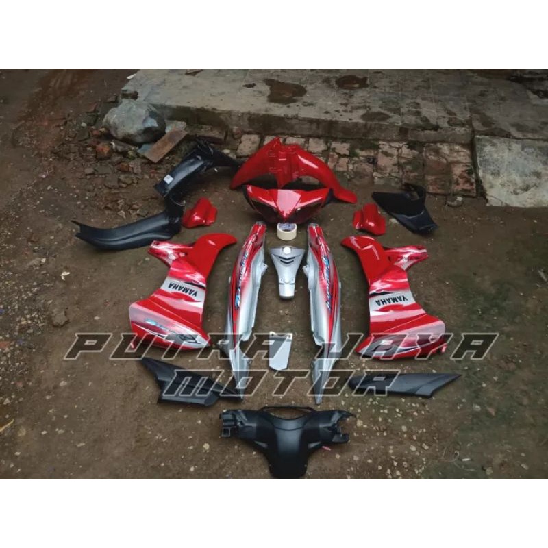 Bodi Jupiter Z New th.2009 Maroon Fulset Kap Jupiter Z Burhan Dek Bodi Set Jupiter Z Burhan Set Stri