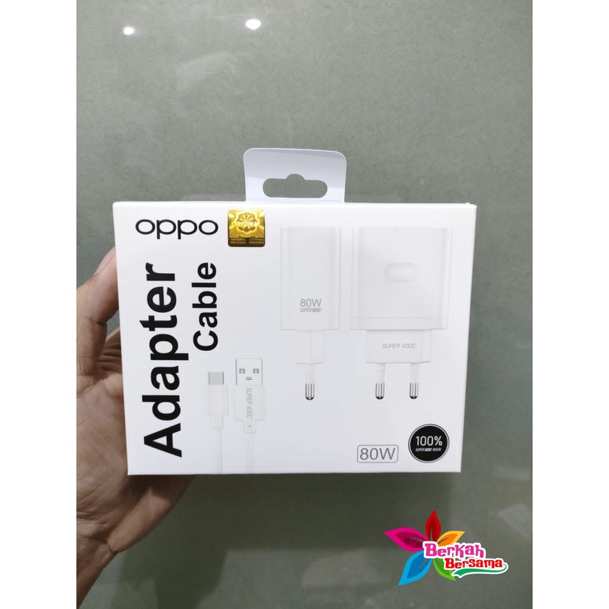 Charger Cashan Casan tc Oppo 80W tipe C SUPER VOOC Fast Charging a17 a77s a77 A5 2020 A9 2020 A52 A53 A54 a74 Reno 2f 3 4 4f 4 pro 5 6 7 7z8 8 pro BB7362