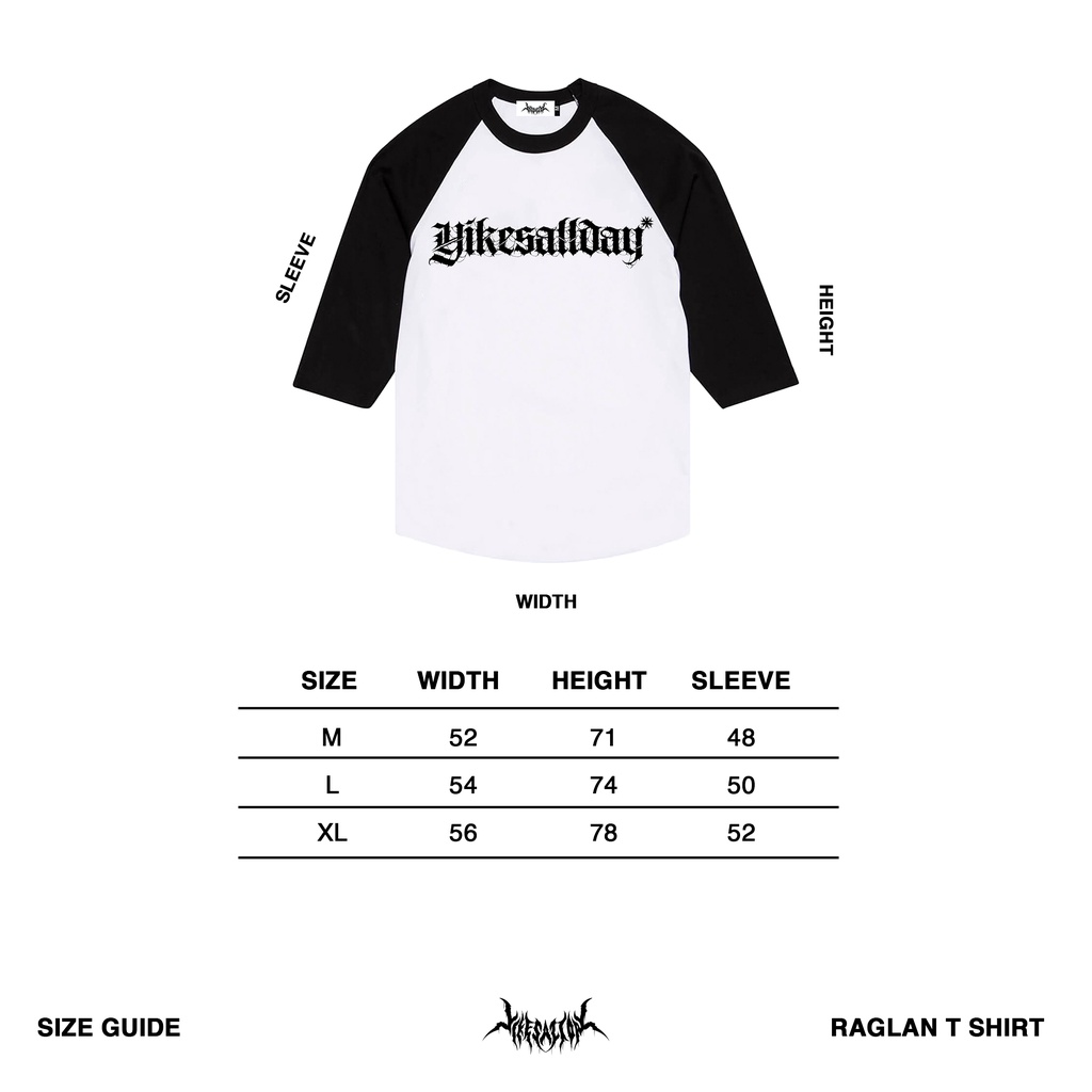 REGLAN T-SHIRT | ARION | WHITE | YIKESALLDAY