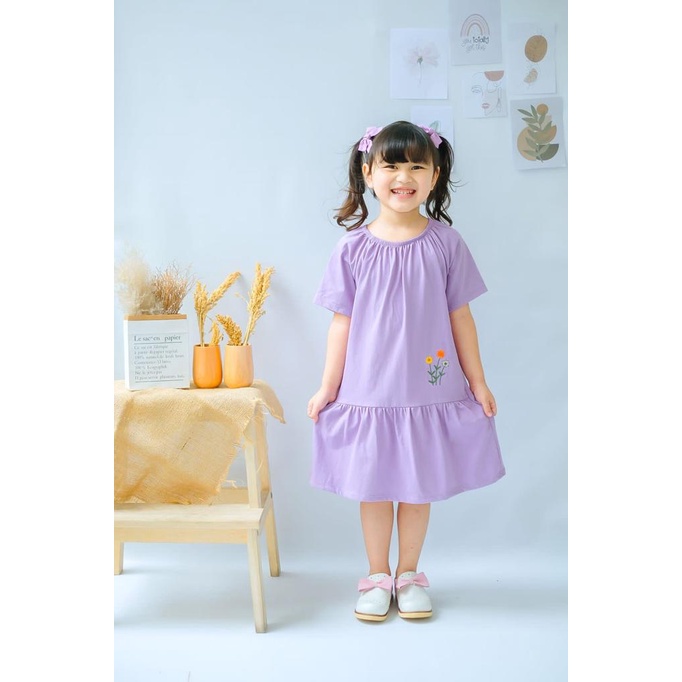 Dress Anak Camelia Lucuna Original Kaos Smilee Super Premium