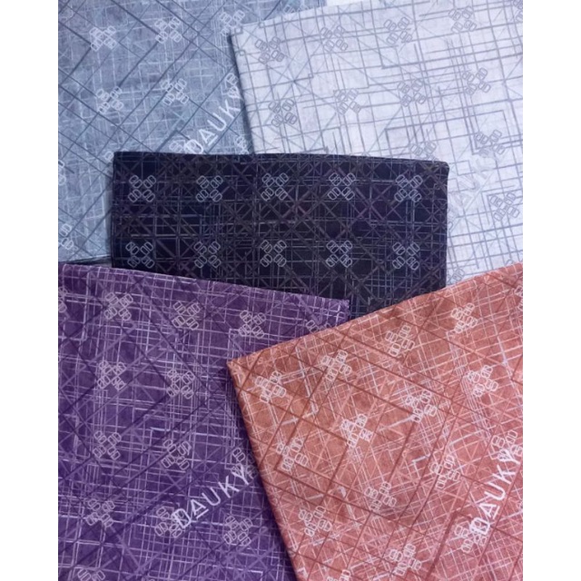 SCARF DAUKY LINE MONOGRAM / MOTIF TERBARU DAUKY