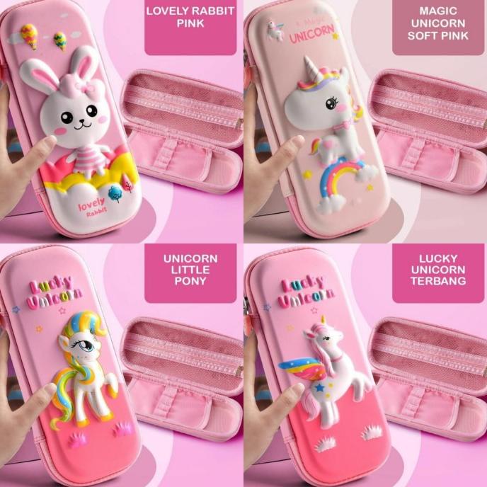 

TERLARIS Kotak pensil unicorn 3D timbul tempat pensil anak perempuan Kelinci /ALAT TULIS AESTHETIC/ALAT TULIS SEKOLAH/ALAT TULIS SET/ALAT TULIS LENGKAP/ALAT TULIS ANAK/ALAT TULIS LUCU