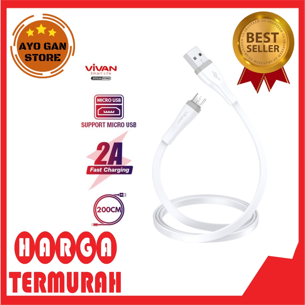 VIVAN Kabel Data Micro Panjang 200cm SM200S/SM200 II