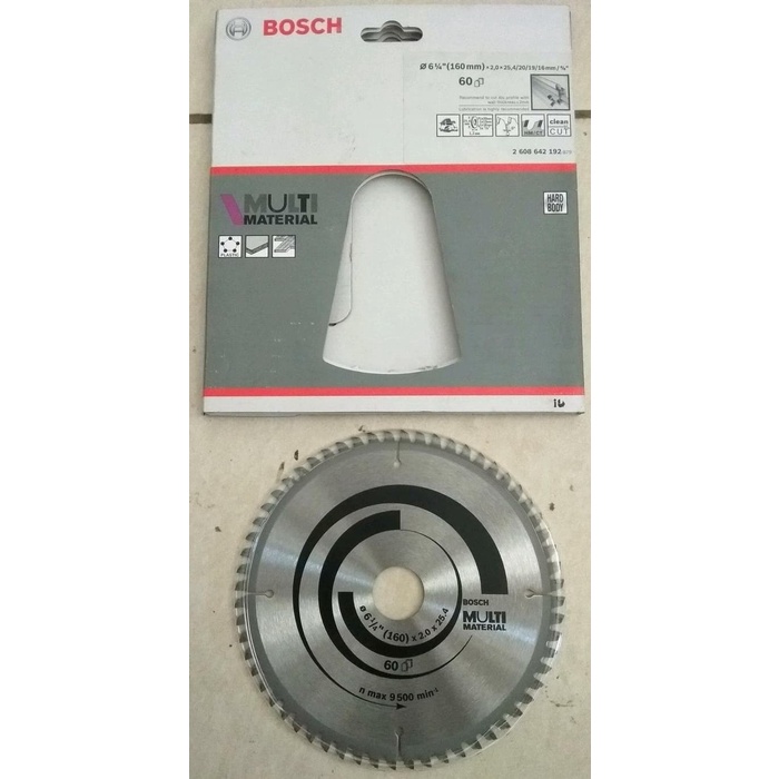 [COD] Bosch Mata Circular Saw Gergaji Kayu Multi Material 6 160Mm 60T / Perlengkapan Rumah Tangga Mu