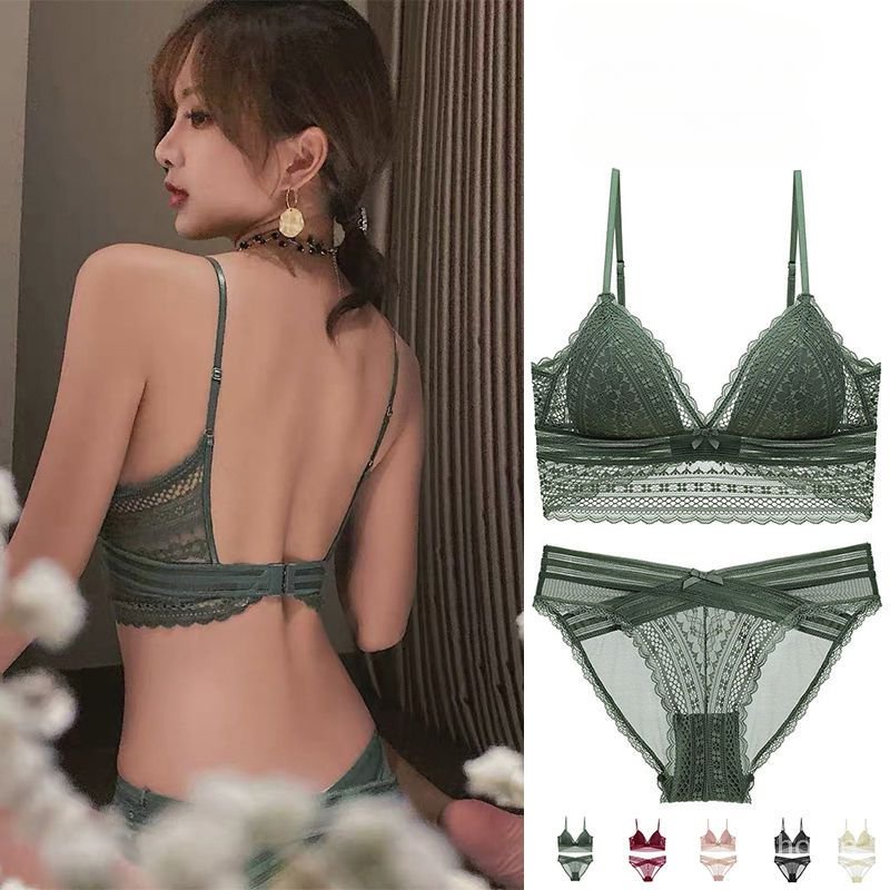 Lingerie wanita baru backless besar baru tanpa cincin baja mengumpulkan bagian tipis dada besar menu