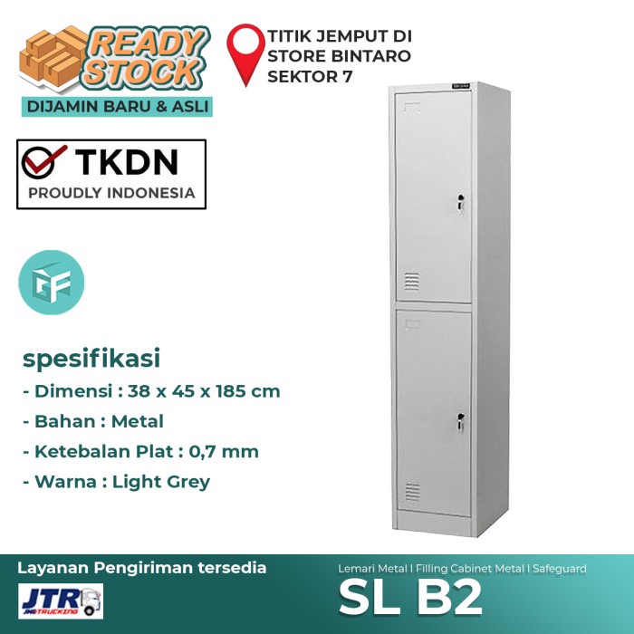 

Filling Cabinet Locker Besi Loker Besi Lemari Besi 2 Pintu Safeguard Sl B2